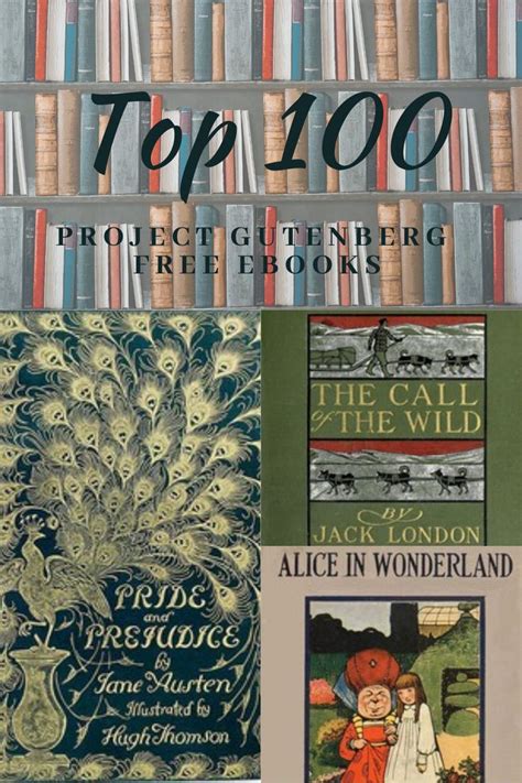 gutenberg project top 100 books.